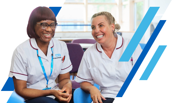 NHS Healthcare Support Worker standing in a hospital setting